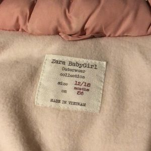 Zara Babygirl puffy vest